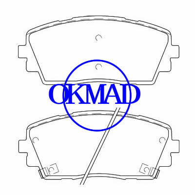 KIA PICANTO (SA) (TA) Brake pad OEM:58101-1YA00 FDB 4234 GDB3535 WVA:25365 22573, FG3535